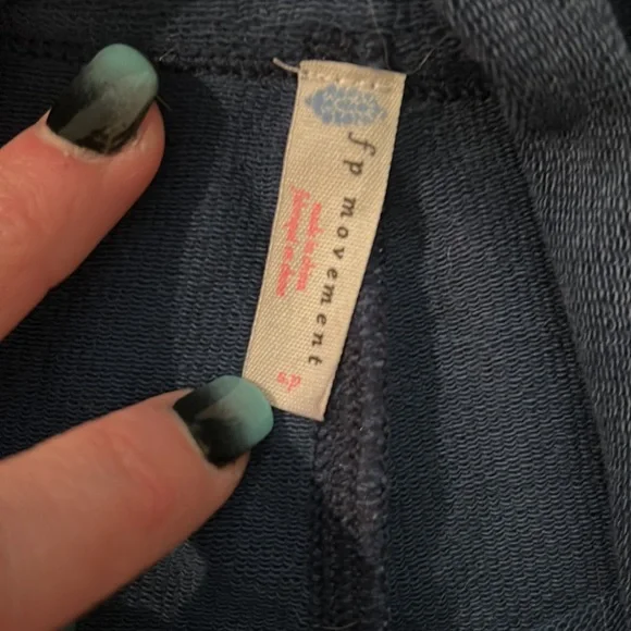 Free People Under It All Leggings Navy S Like New - Picture 4 of 6